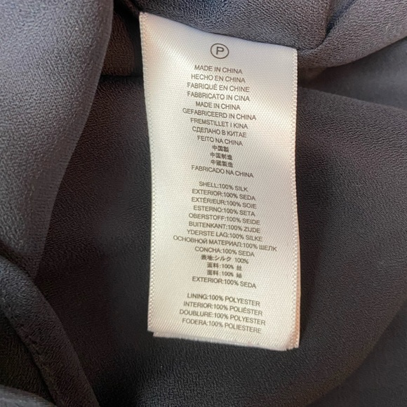 MICHAEL, MICHAEL KORS Black Silk Dress Gold Detail | Size Small - Picture 9 of 11